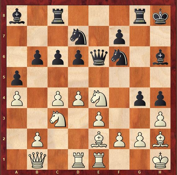 London vs King's Indian set up. Black lost his e4 pawn and his attack is going nowhere. 